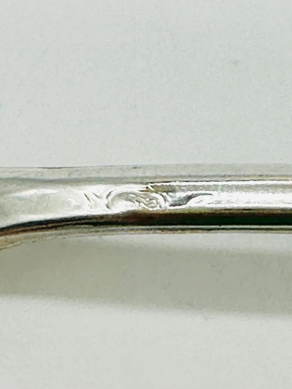 NEW ENGLAND Silver Plate Long Iced Tea Spoons LOT of 6 - Antique 1919 Rosemary